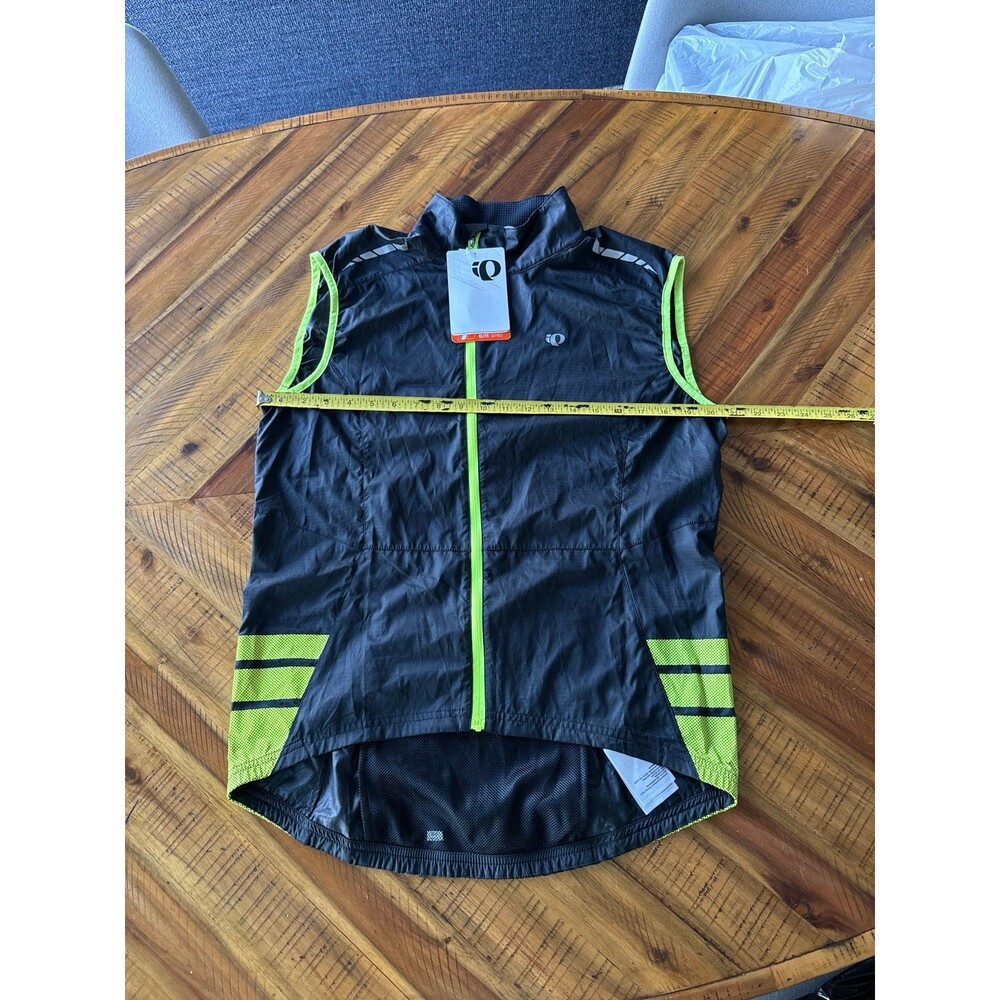 Pearl Izumi Elite Barrier Vest NWT Men’s Medium Black Hi Vis Cycling Wind Vest - Picture 7 of 11
